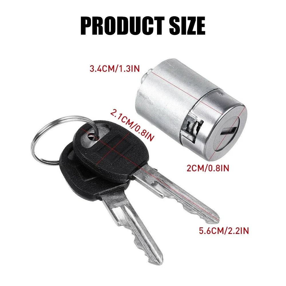 Set of 2 Door Lock Cylinders with Keys for Chevy C1500 (1995–1999)