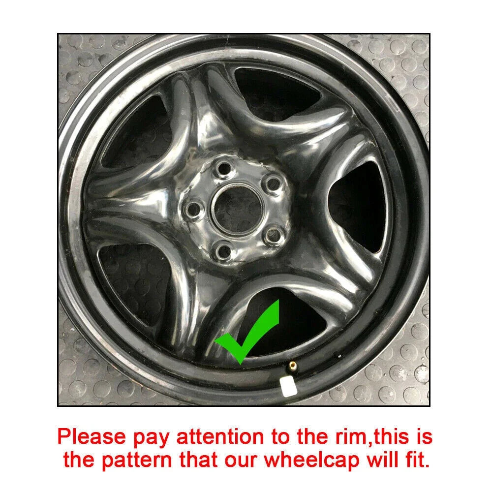 Set of 4 Wheel Hub Caps for Toyota RAV4 (2006–2012) - 17" Silver Full Rim