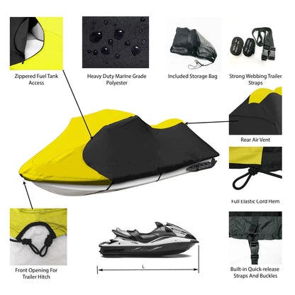 Trailerable Jet Ski Cover for Sea Doo Wake Pro 215 (2010–2012)