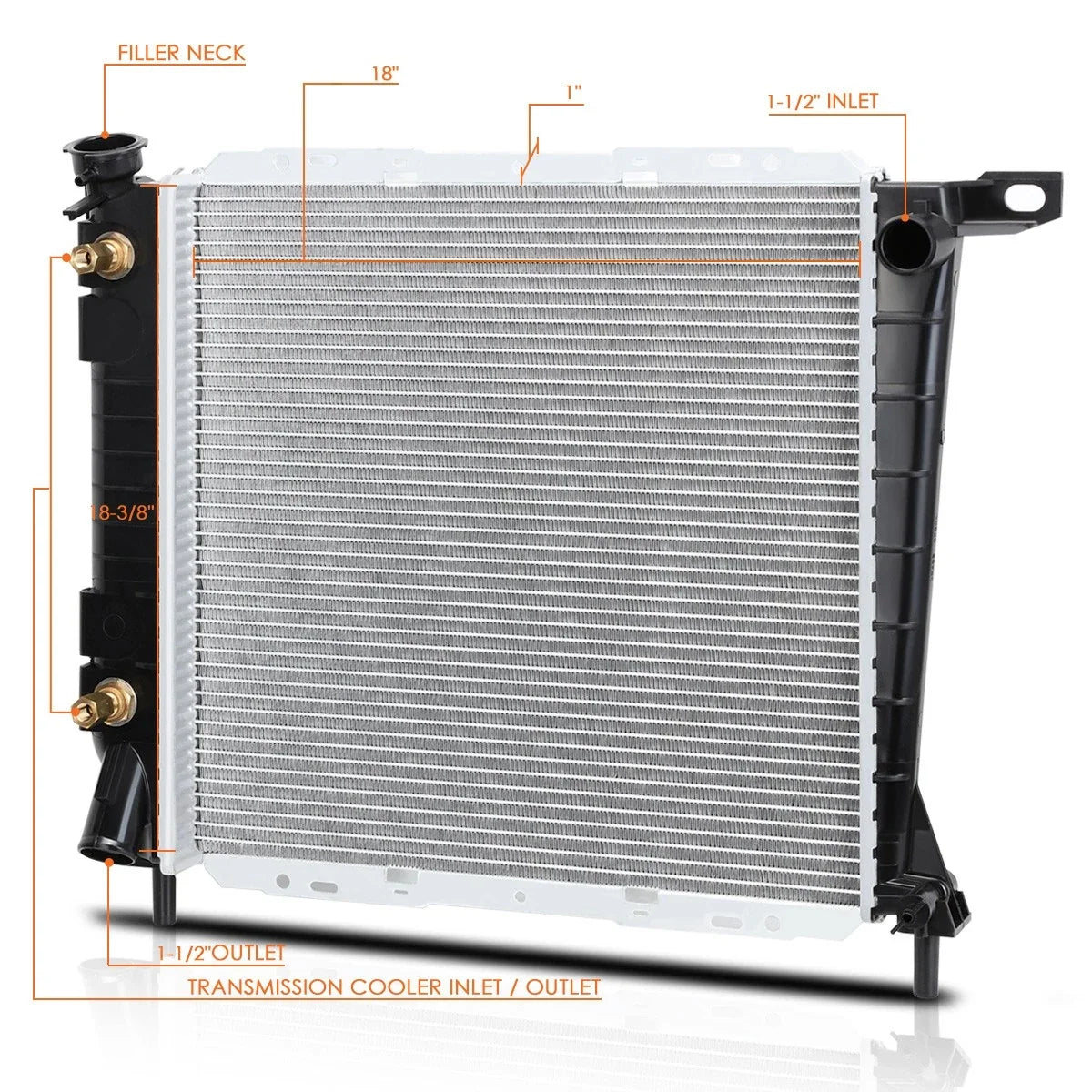 Aluminum Radiator for Ford Ranger/Explorer (1985–1994) DPI-1061
