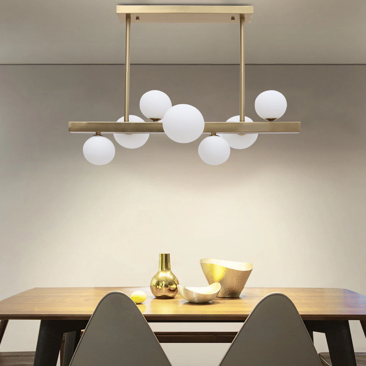 Modern LED Bubble Chandelier for Dining Room Restaurant (No Part Numbers)