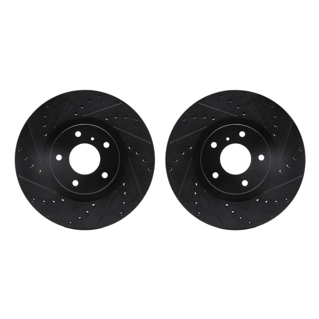 Rotor Set for Nissan Murano (2009–2014) ALX-PAU-DF-8002-67001-CLA5, Drilled & Slotted
