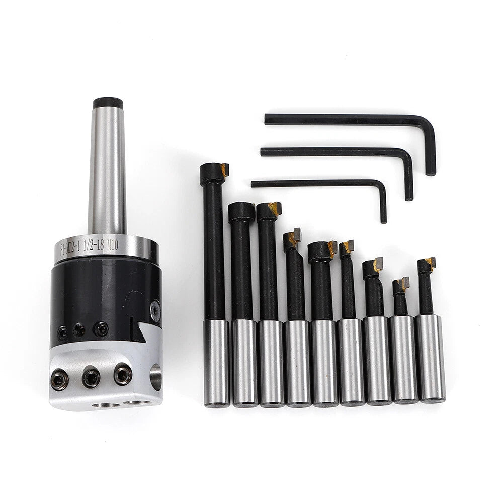 Set of 4 Boring Bars for MT2-F1 CNC Machine (50mm + 9x 12mm)