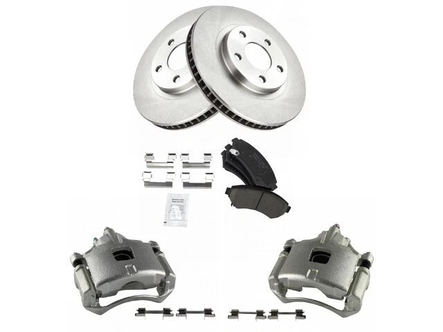 Set of 4 Brake Pads Rotors Calipers for Buick Park Avenue (1997–2004) 12467VKSP