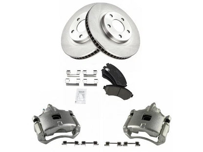 Set of 4 Brake Pads Rotors Calipers for Buick Park Avenue (1997–2004) 12467VKSP