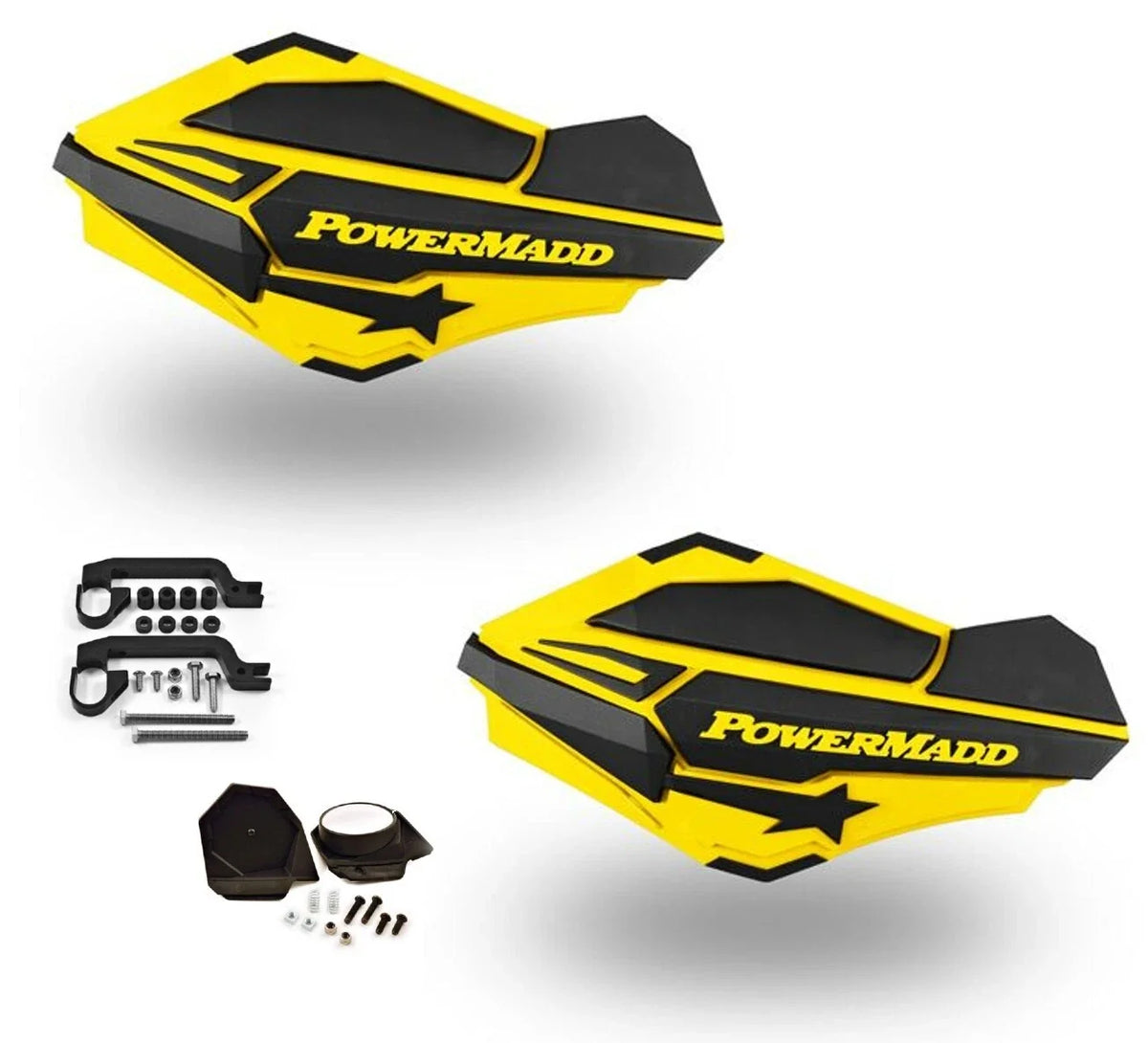 Powermadd Sentinel Hand Guards Mirror Kit for Honda TRX 300EX 400EX (1993–2008)