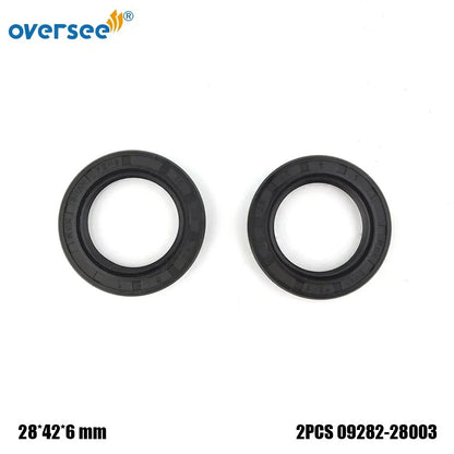2X Oil Seal 09282-28003 for Suzuki Outboard 60-100HP (60-70, 90-100)