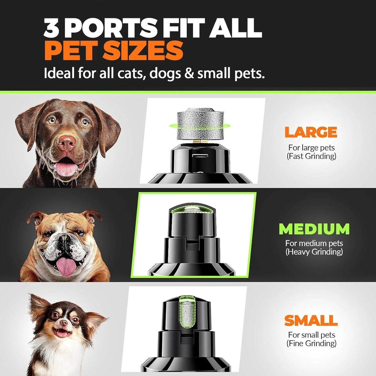 Silent Groom Pro Nail Grinder for Dogs