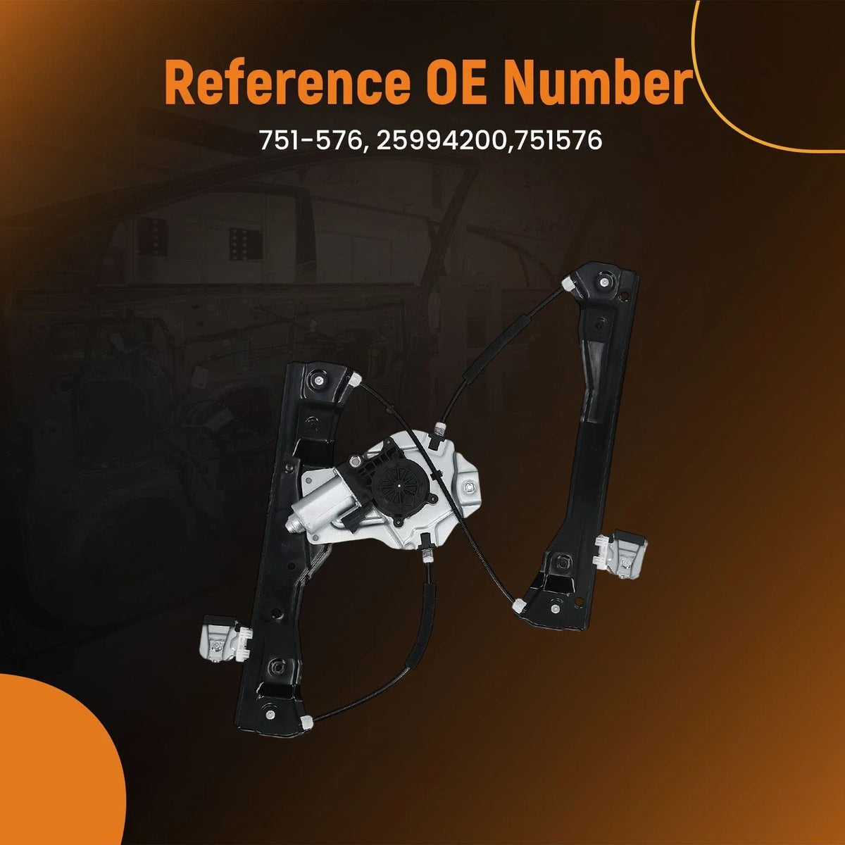 Electric Window Regulator for Chevrolet Volt (2011–2014) 25994200