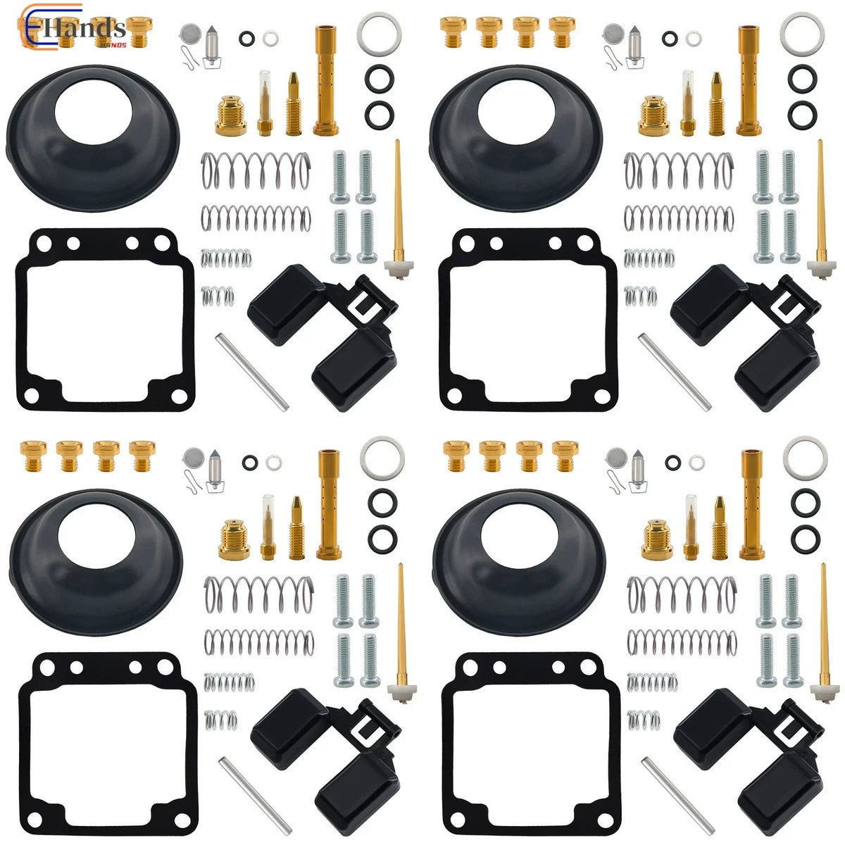 Carburetor Rebuild Repair Kit 4X for Yamaha Maxim 650 XJ650 (1980–1983)