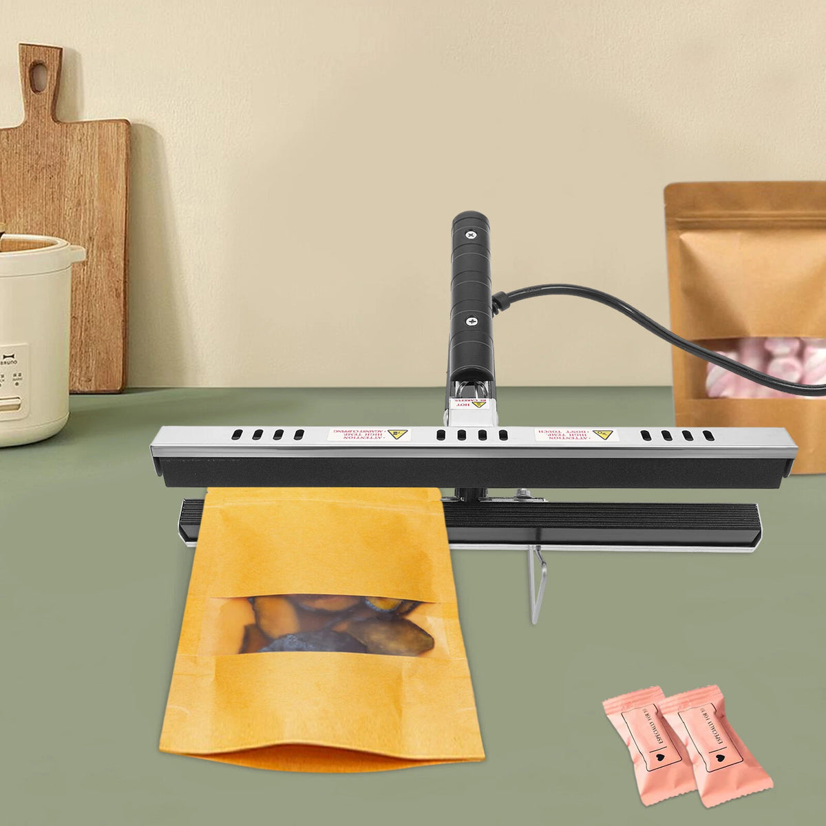 12 Inch Bag Crimp Sealer for Portable Heating Sealing Machine