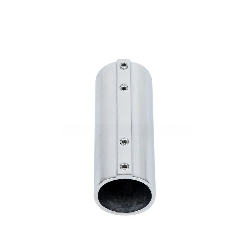 316 SS Straight Pipe Connector for Marine Deck Rails (Boat Handrail Fitting)
