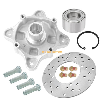 Rear Wheel Hub Bearing Brake Rotor Studs Kit for Polaris Ranger 800 900 (2006–2019)