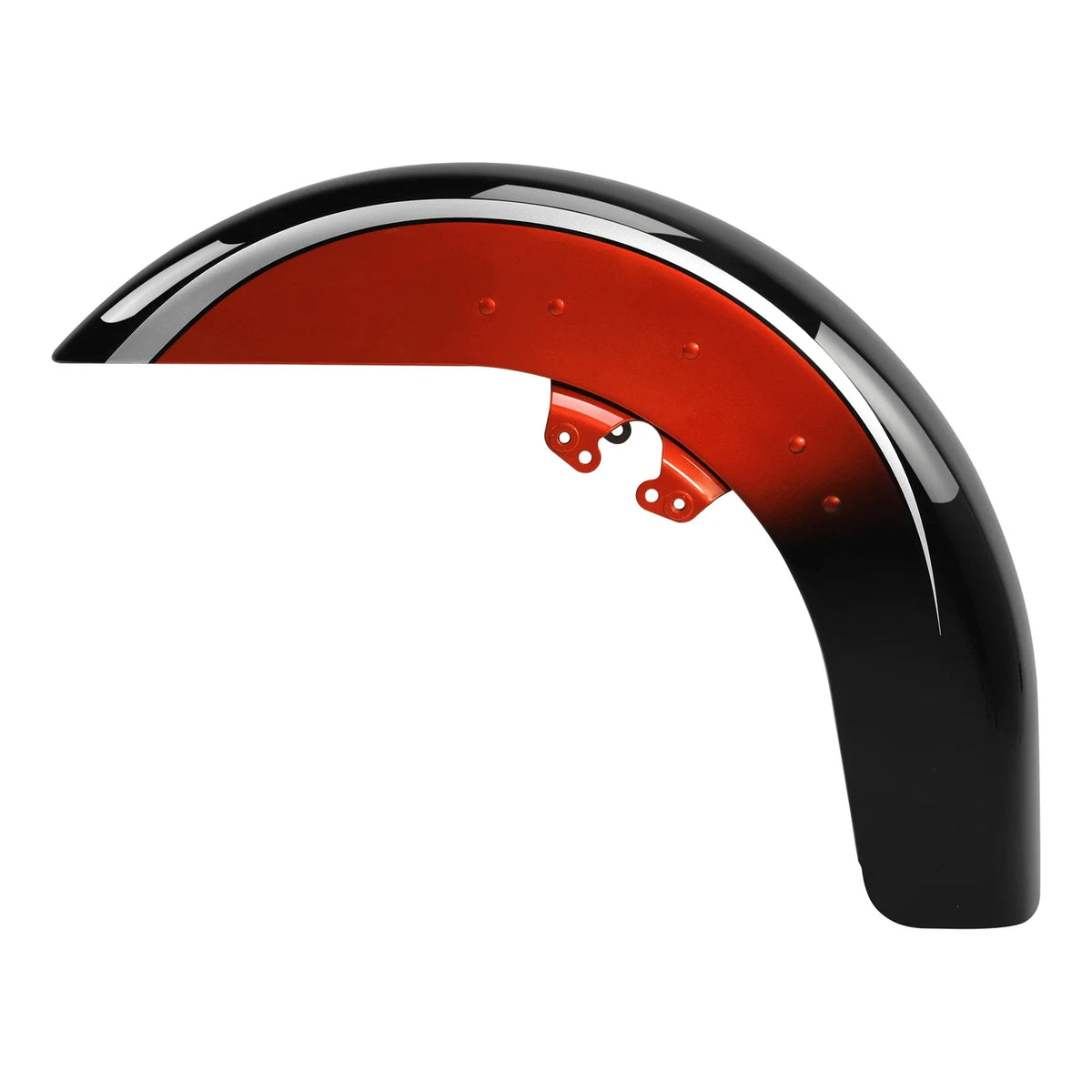 Front Fender for Harley Street Road Glide (2014–2023) Sunset Orange/Black Fade