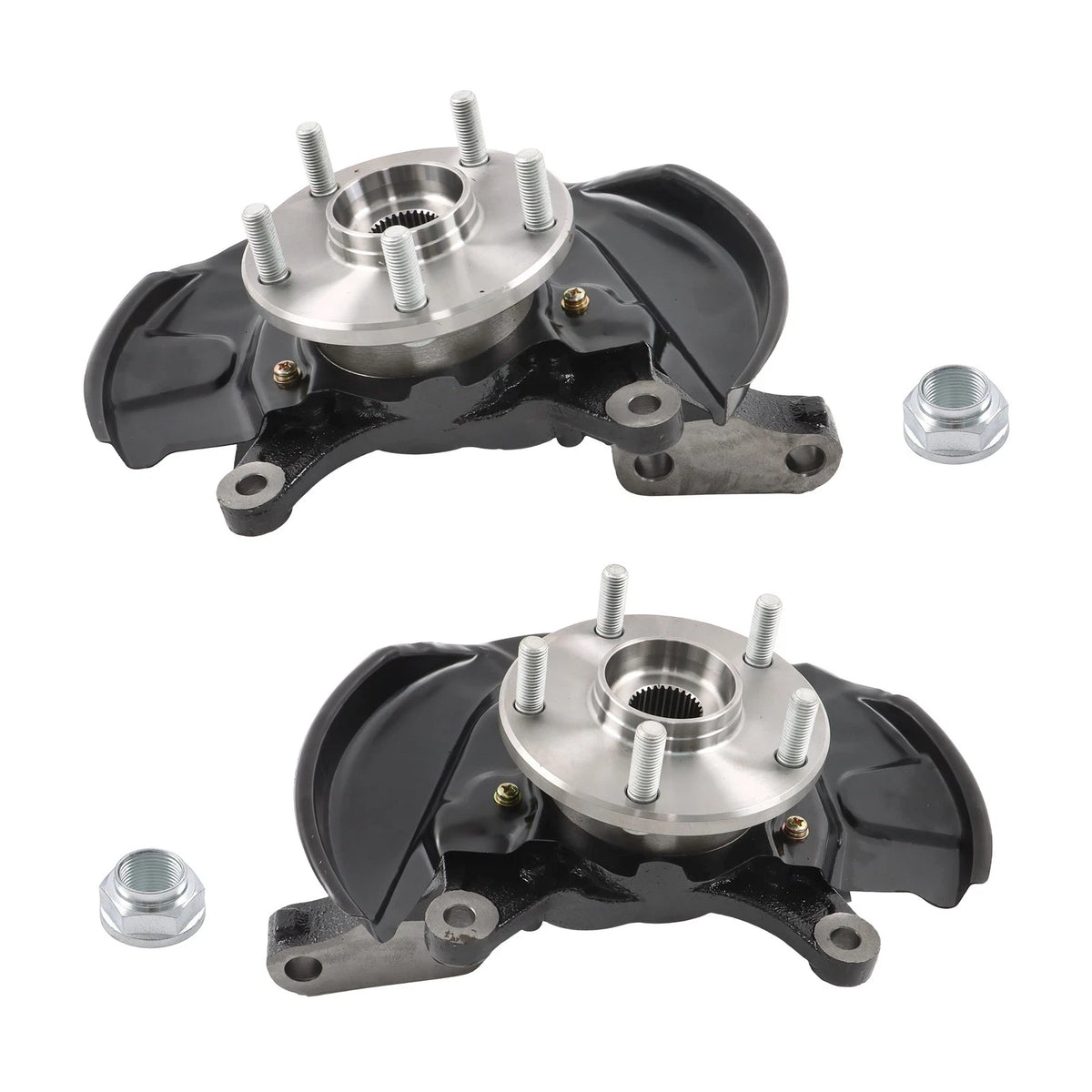 Front Left & Right Steering Knuckle & Wheel Hub Bearing Assembly for Toyota Camry (1997–2001) BCK5830K, 698-390, 698-391