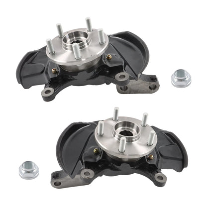 Front Left & Right Steering Knuckle & Wheel Hub Bearing Assembly for Toyota Camry (1997–2001) BCK5830K, 698-390, 698-391