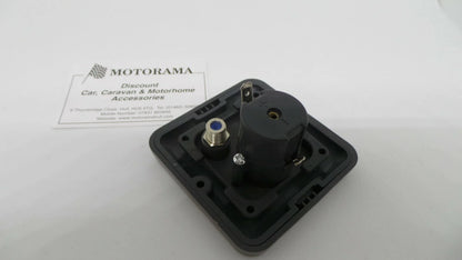 C-Line/CBE 12 Volt Satellite Socket Facia for Caravan Motorhome Boat (PO259, PO275)