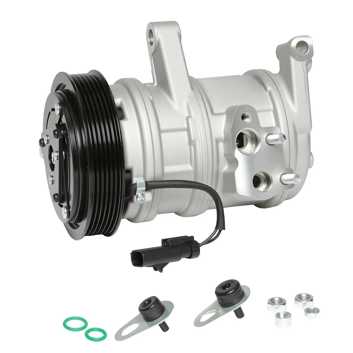 A/C Compressor with Clutch for Dodge Ram 1500 Dakota (2006–2007) 18016340, CO10800C