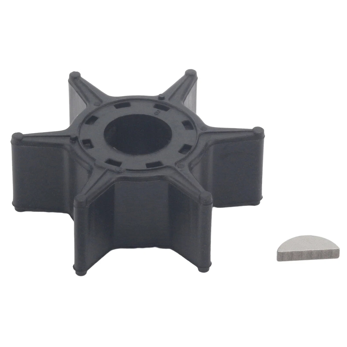 Water Pump Impeller & Key for Yamaha Outboard (6L2-44352-03, 90280-03024)