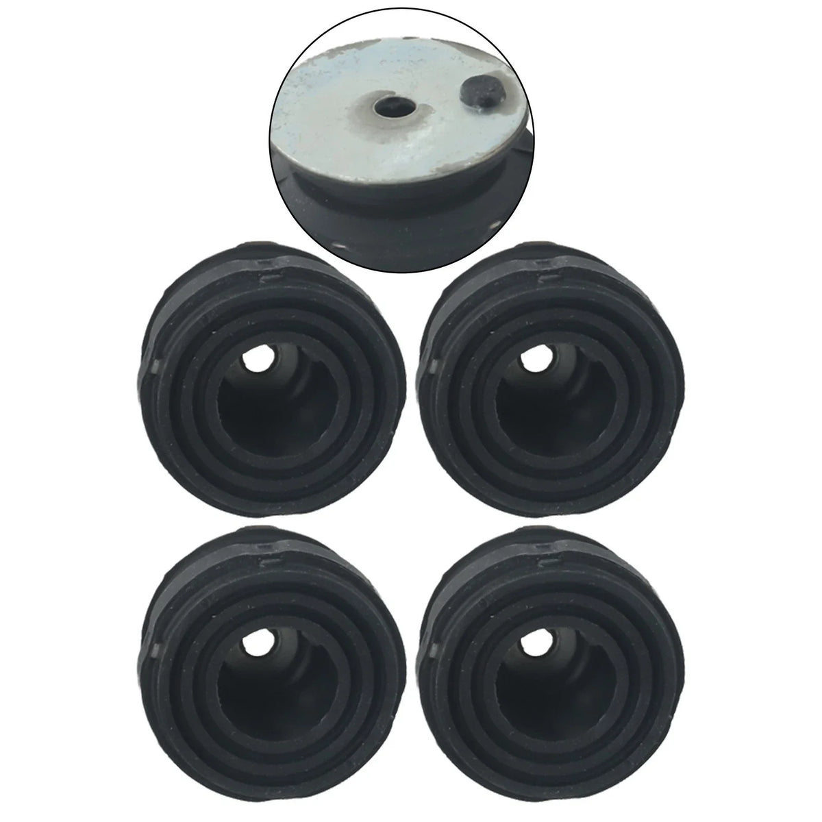 Set of 4 Rubber Foot Pads for Generator (43mm / 1.7in)