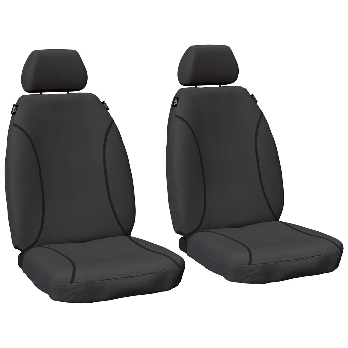 Front & Rear H/D Canvas Car Seat Covers Set for Toyota Hilux KUN16 KUN26 2005~15