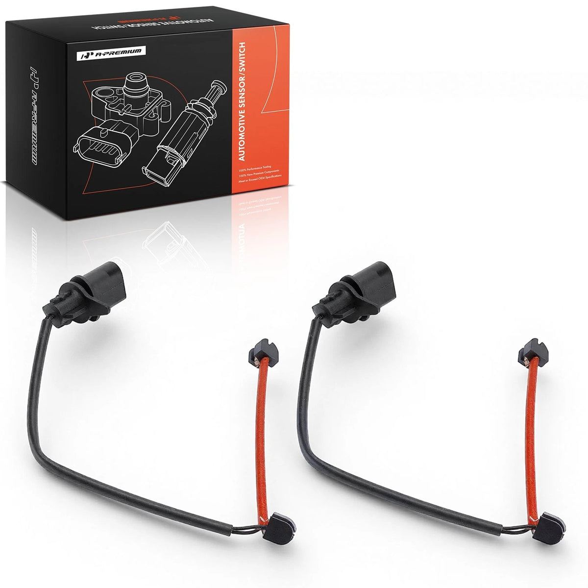 2X Brake Pad Wear Sensor for Audi A6, Porsche Macan (2015–2018) - 4G0615121A, 4S0615437B, EWS171, SW1667