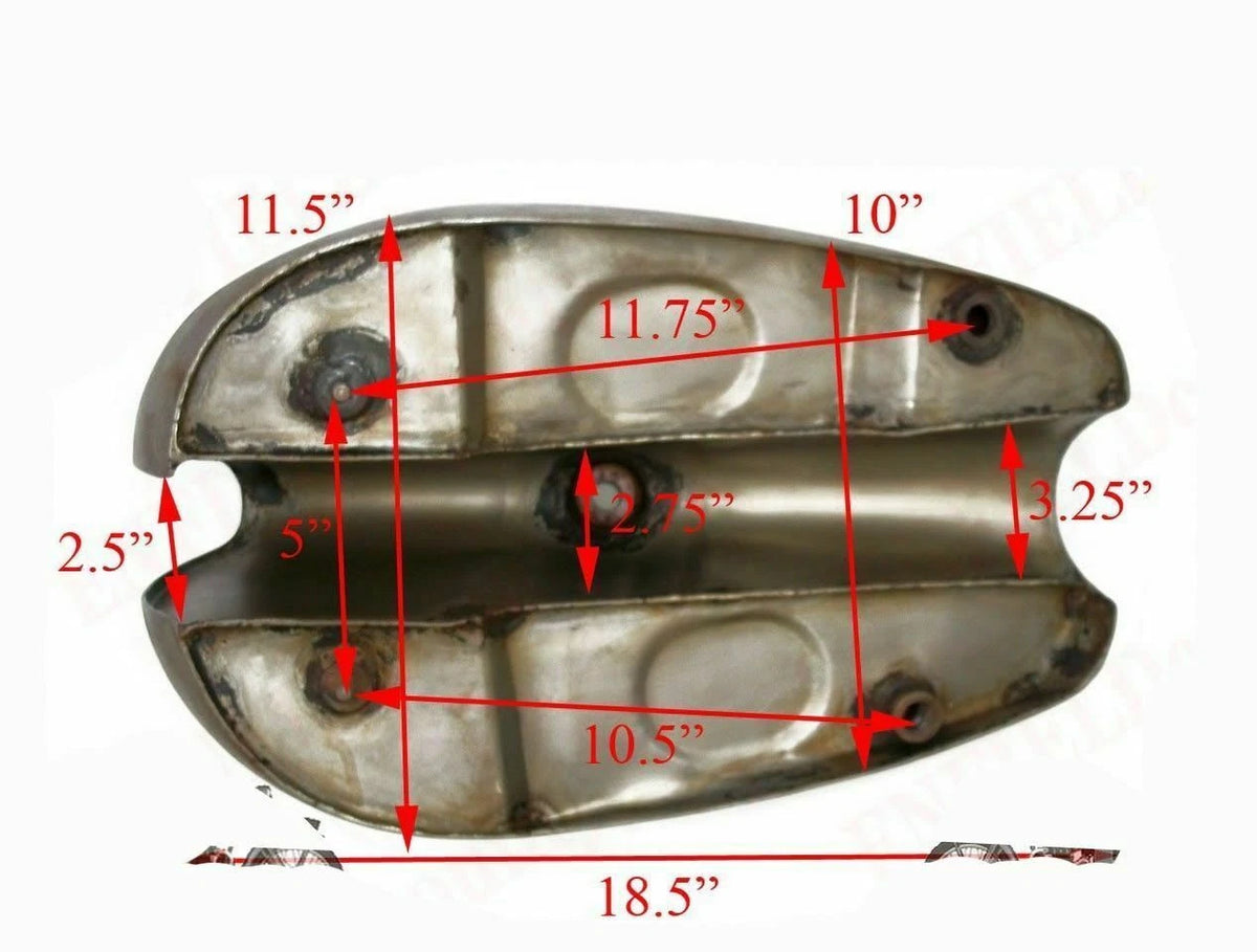 2 Gallon Petrol Fuel Tank for BSA Goldstar Catalina (Trials)