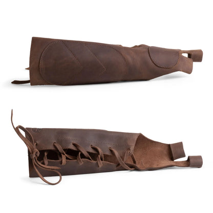 Leather Archery Arm Guard for Men, Women & Youth - Protective Bracer