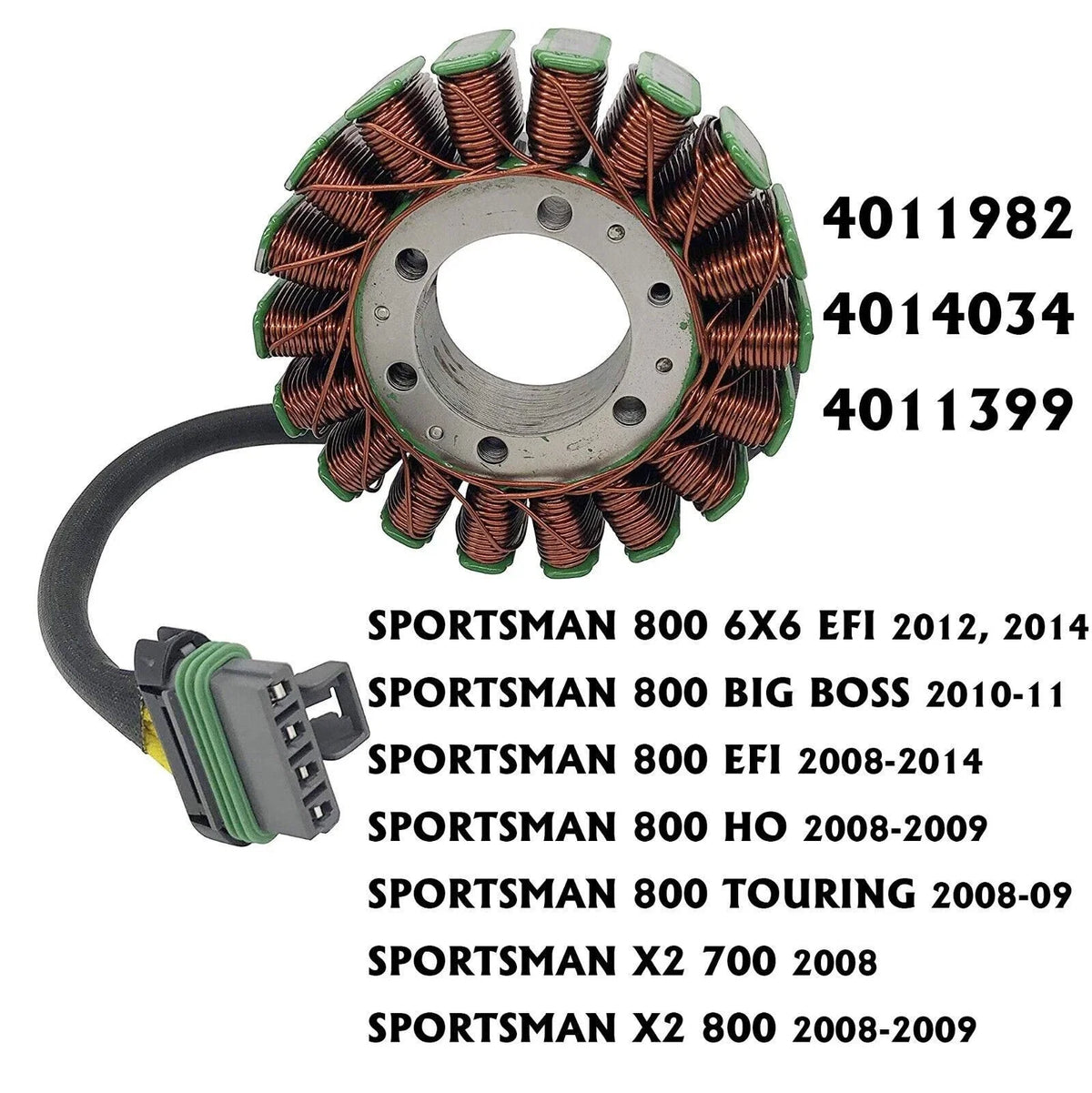 Stator for Polaris Sportsman 800 Touring (2008–2009) Magneto Coil