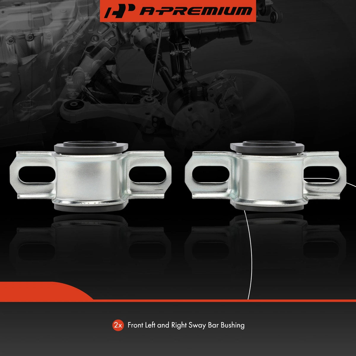2X Front Sway Bar Bushing Kit for Chevrolet Tahoe Blazer (2001–2006) 14015724, K7326