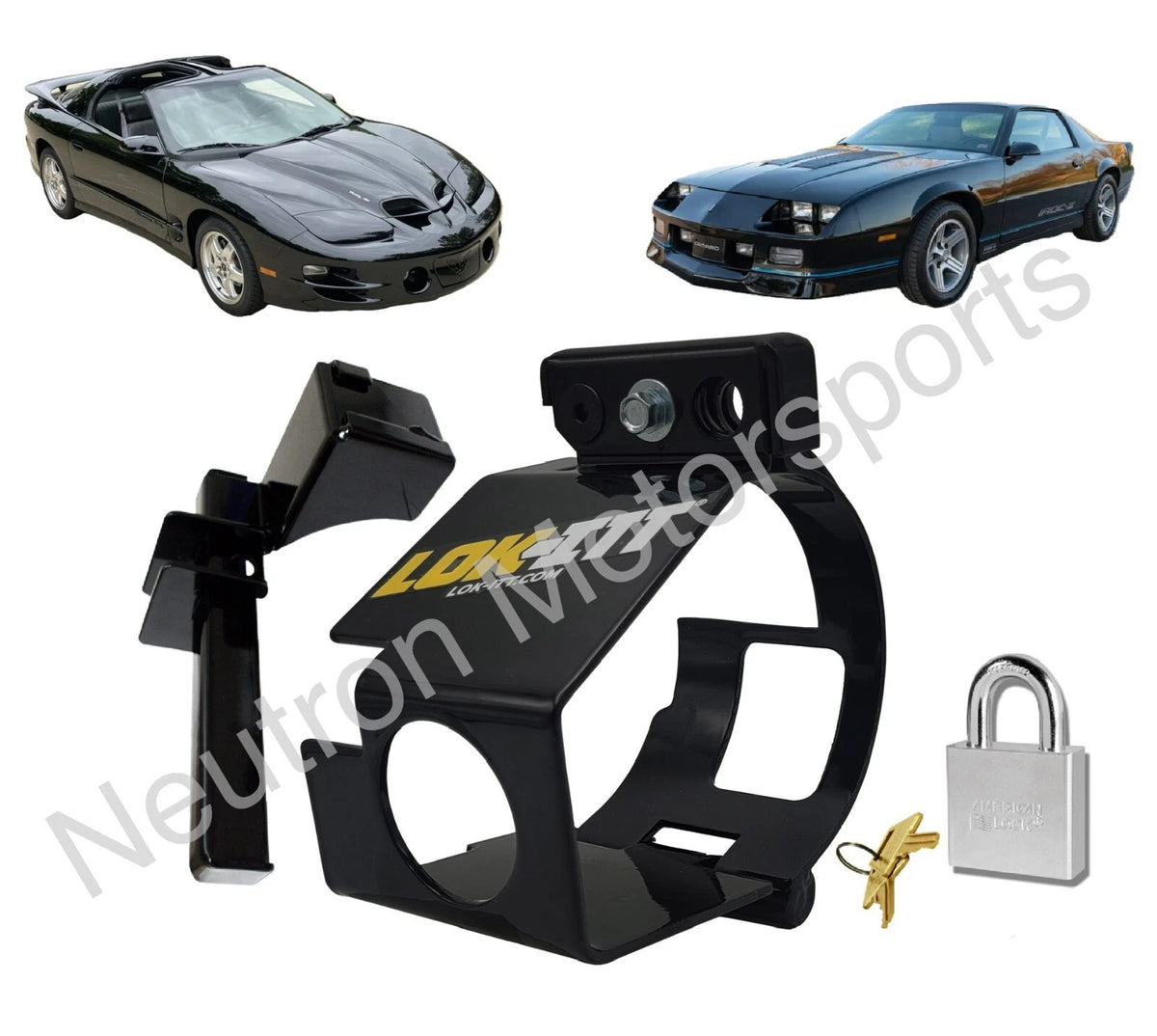 P302 Steering Column Lock for Camaro IROC, Firebird Trans (1982–1992)