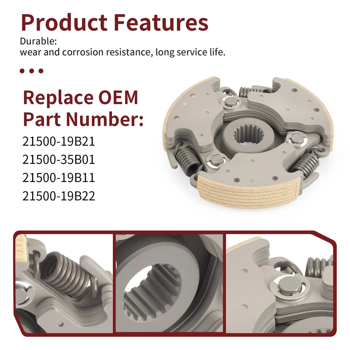 Wet Clutch Centrifugal 2x4 for Suzuki QuadRunner 250 (1993–2001)