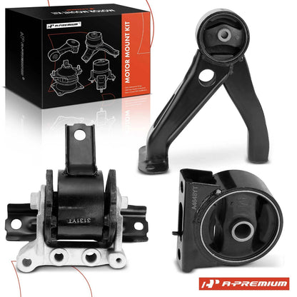 3X Engine Motor Mount for Mitsubishi Outlander (2008–2013) MN101386, MN184347, MN184372
