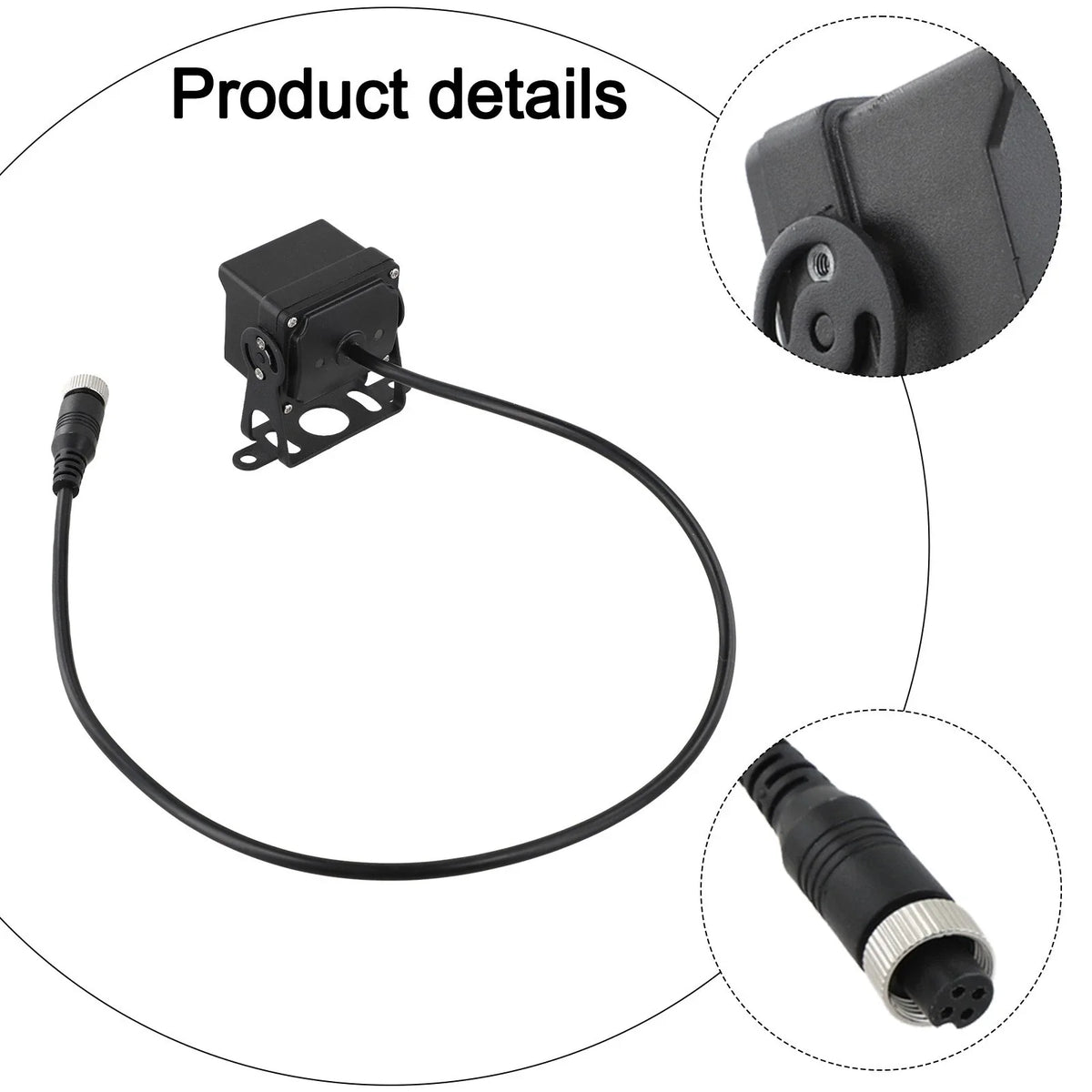 170 Degree AHD 1080P IR Parking Camera for Truck RV Bus (Waterproof)