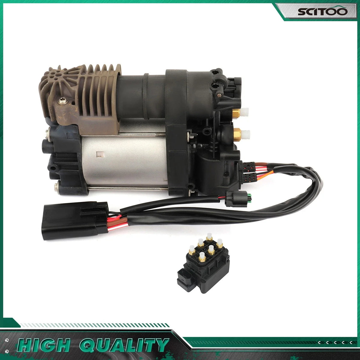 Air Suspension Compressor Pump Valve Block Kit for Grand Cherokee Ram 1500 (2013–2019)