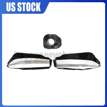 Front Lamp Clear Headlight Cover + Sealant Glue for BMW 3-Series G20 G28 (2023–2024)