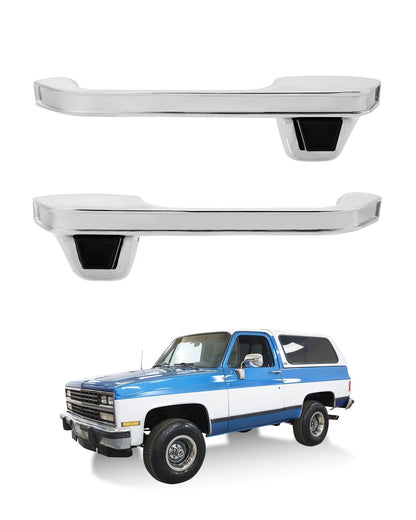 Pair of Chrome Metal Exterior Door Handles for (1973–1991)