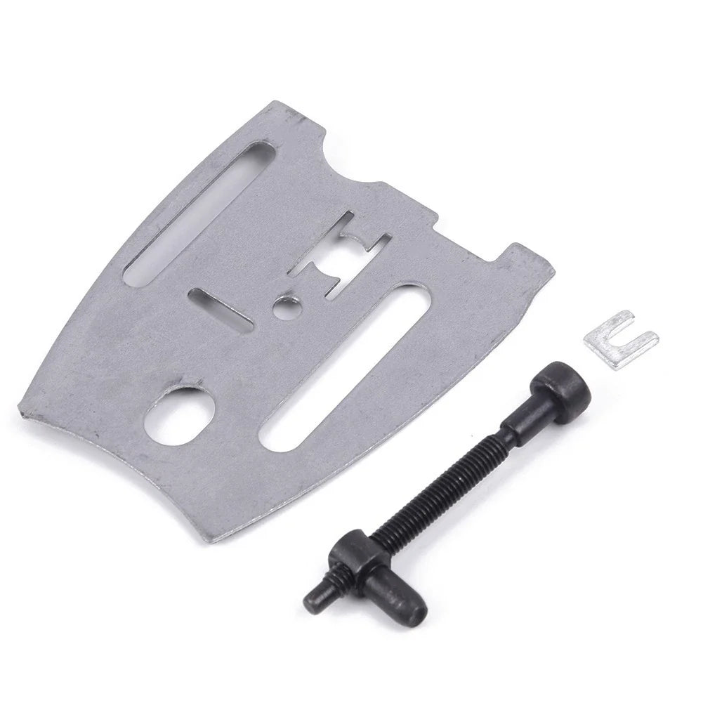 Chain Adjusting Screw Tensioner & Plate Set for Jonsered 625 630 670 2077