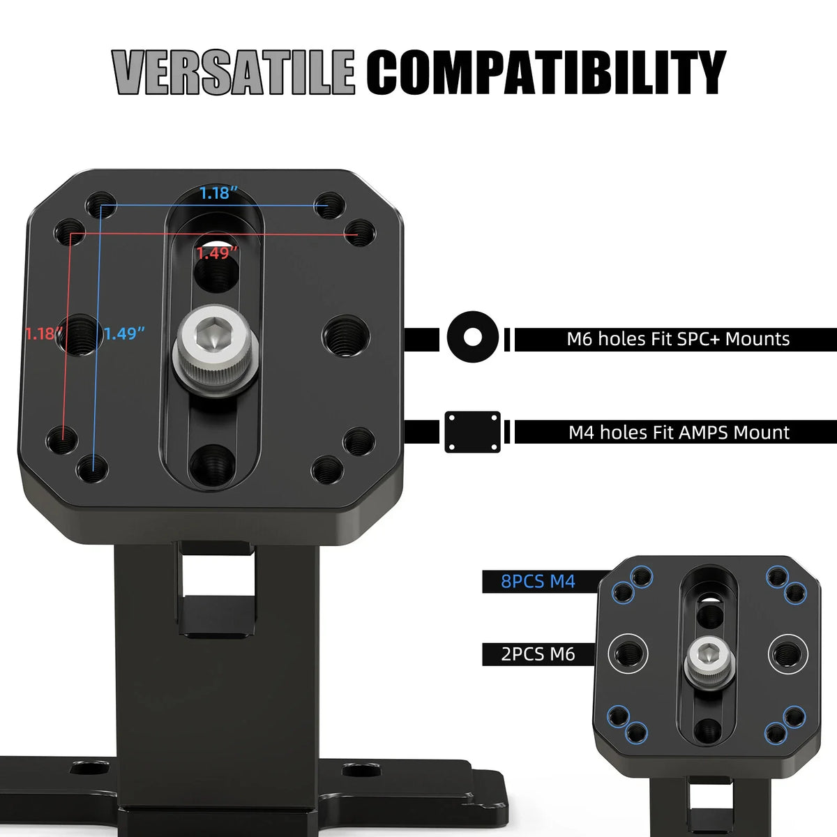 NICECNC Bar Clamp GPS Phone Mount Bracket for KTM 890 Adventure R (2023-2024)