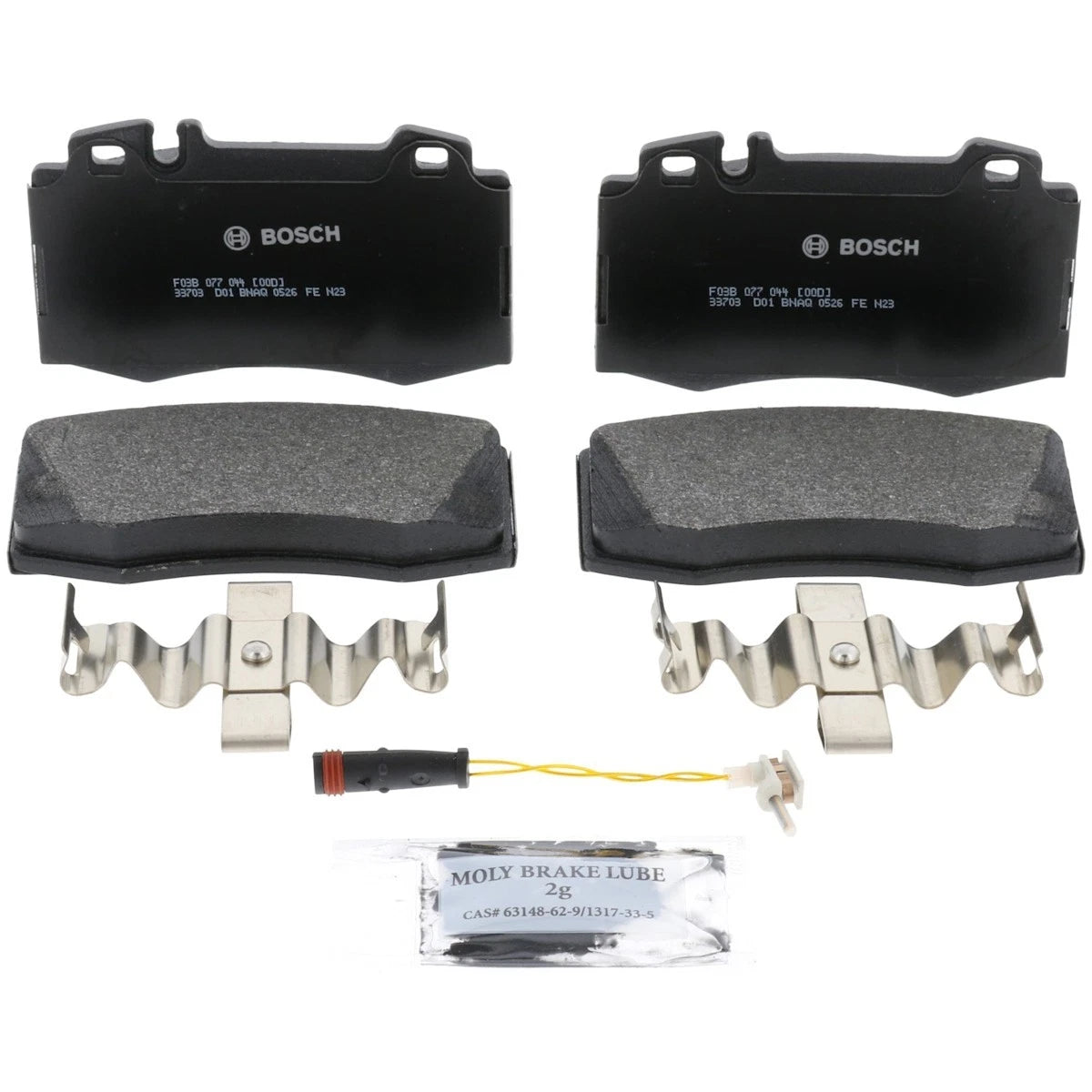 2X Brake Pad Set BP847 for MB Mercedes SLK Class (2000–2012)