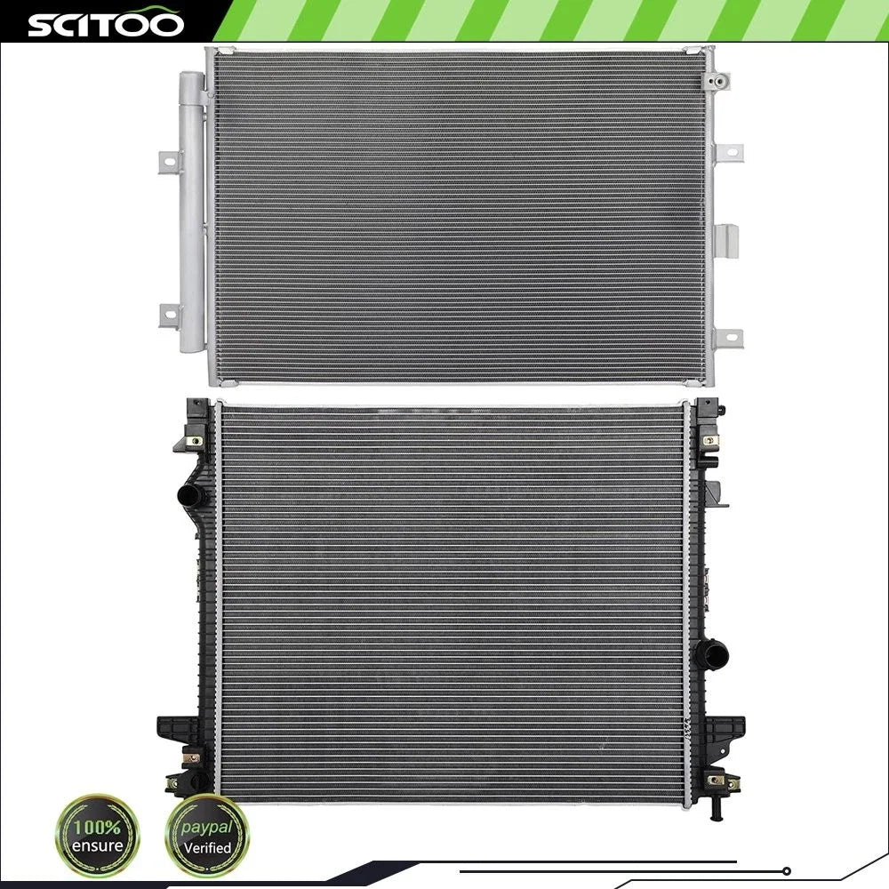 Radiator and A/C Condenser Kit for Ford Edge, Lincoln Nautilus (2019–2021)