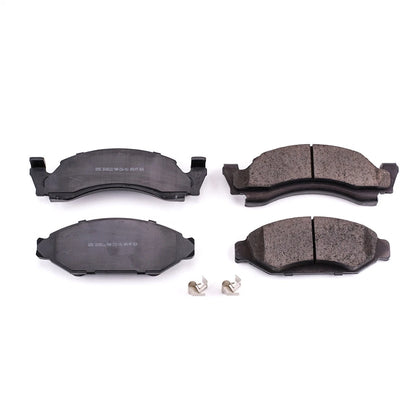 2X Powerstop Brake Pad Set Front for Ford F-250 (1975–1977) 17-050