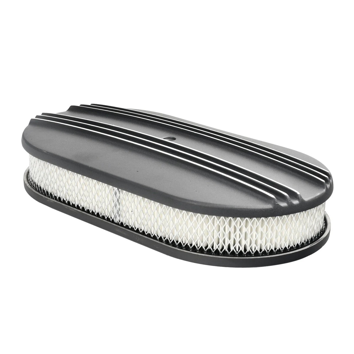 15" Aluminum Oval Air Cleaner Assembly for SBC Chevy Ford