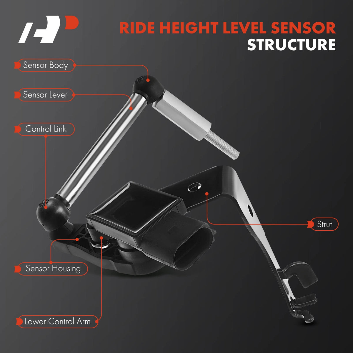 Ride Height Level Sensor for Audi A6 Quattro A7 Sportback (2012–2020) 4K0941285B