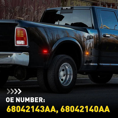 Smoked Amber Red LED Fender Side Marker for Ram 3500 (2010–2018)