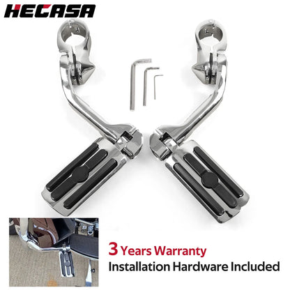 1.25" Highway Foot Pegs for Harley Road Glide, Honda GoldWing GL 1500 (1996–2000)