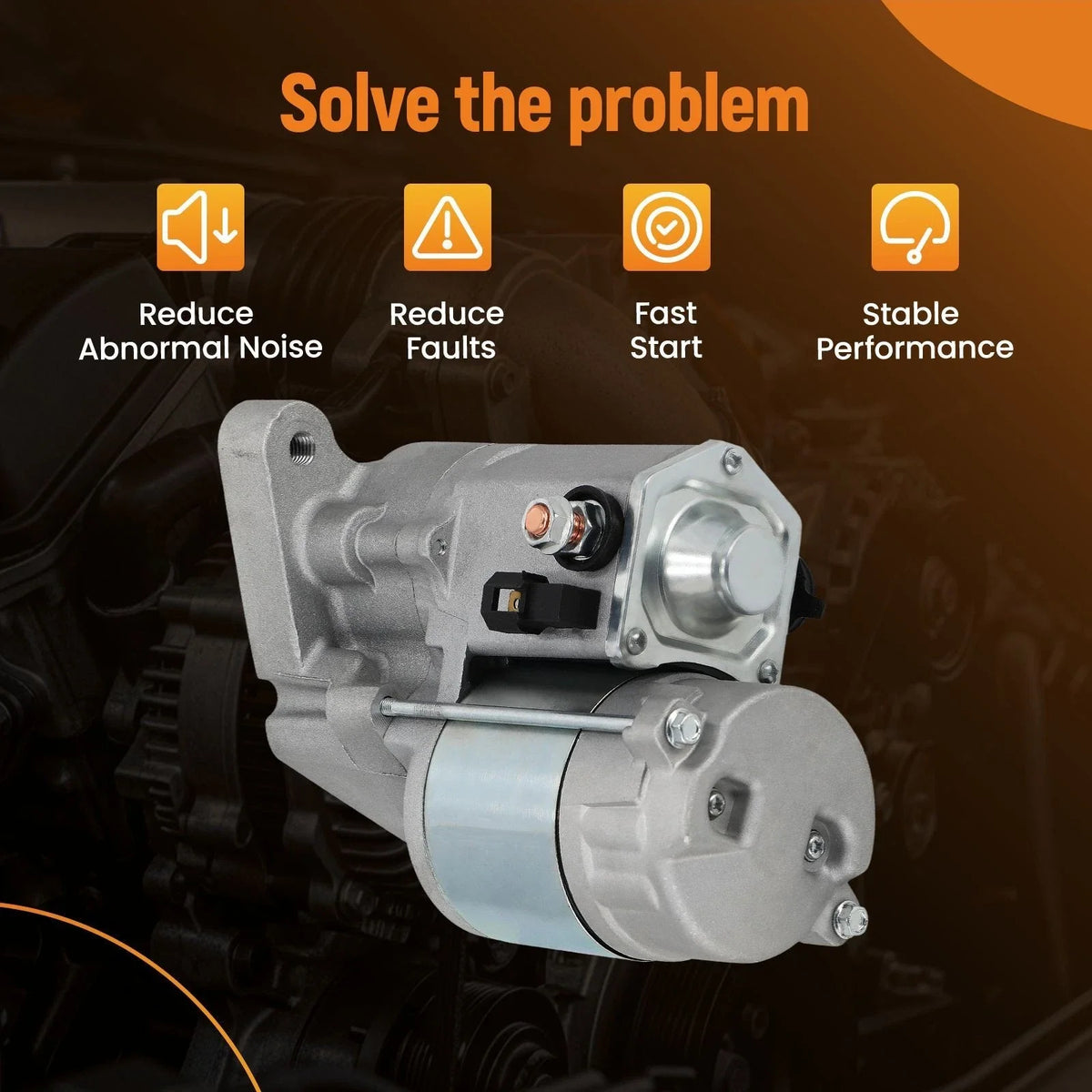 Starter Motor for Dodge Challenger Charger Magnum V8 5.7L (2005–2020) Chrysler 300