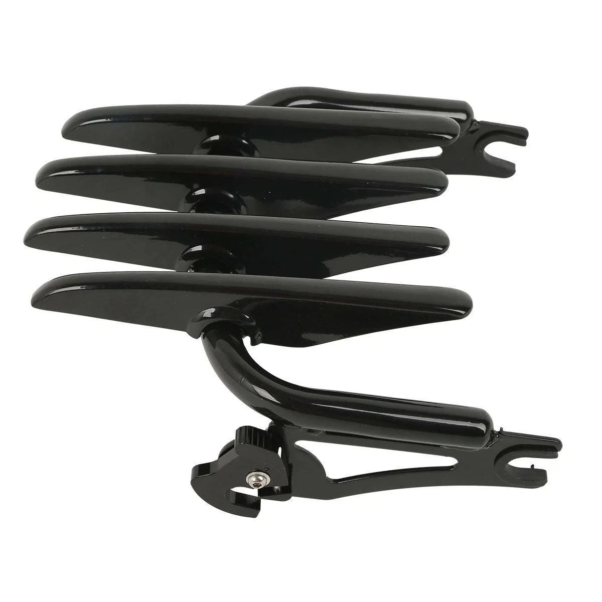 Luggage Rack for Harley Touring (2009–2013) - Black Stealth, Docking Hardware