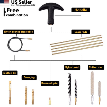 .177 Cal & .22 Airgun Cleaning Kit for Airguns (No Specific Years)