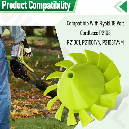 2 Pack Blower Fan for Home-Lite & Ryobi 18 Volt